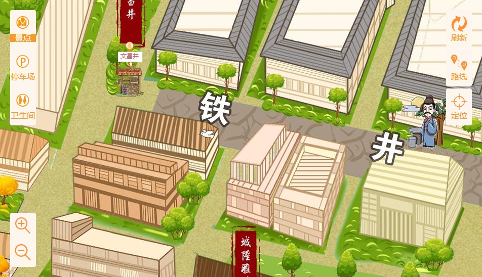 龙圩智慧景区：手绘地图与语音导览的完美融合